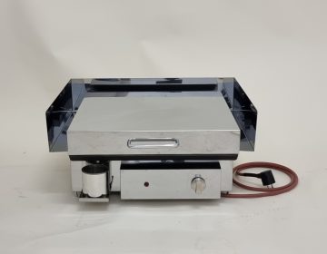 električni roštilji Furlan E450 PRO + visoki poklopac i ščitnik + posuda za ulje