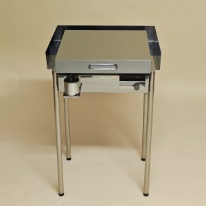 Plinski rostilj Furlan P450 PRO s inox nogama, posudicom za ulje, stitnikom i visokim inox poklopcem