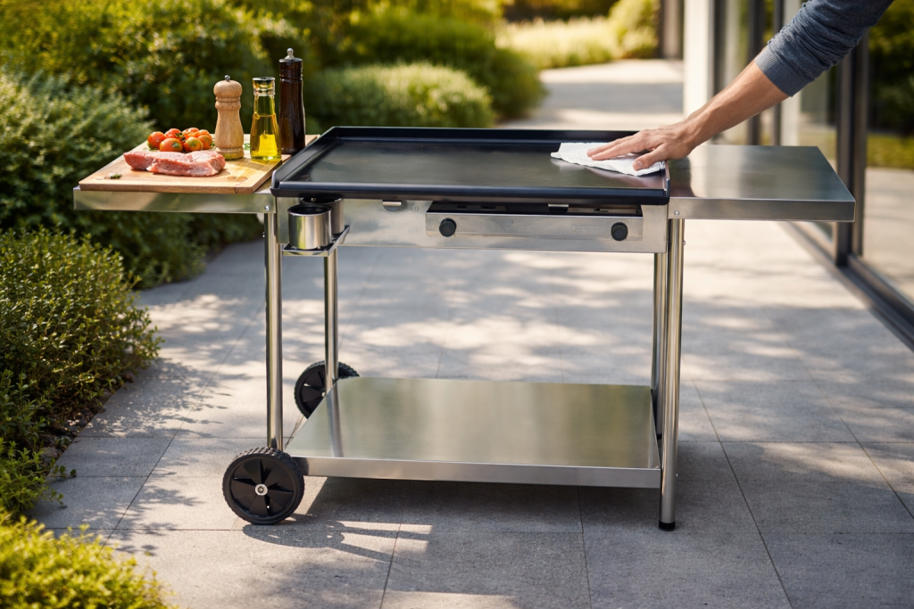 Priprema plinskog rostilja Furlan za novu sezonu prije prvog pecenja